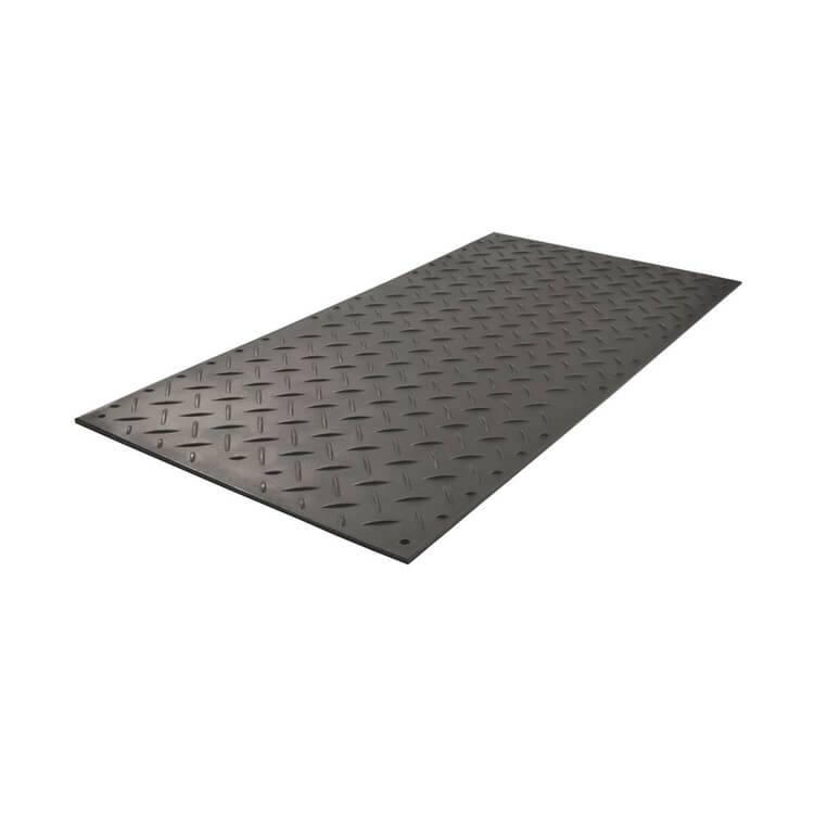 Black Ground Protection Mat 4x8 For Heavy Equipment